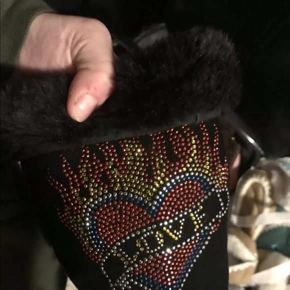 Shoes - Steve Madden ugg style boots jewels love